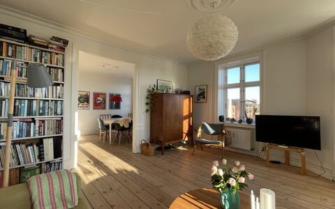 Østerbro - 1 Br - 2 People - Close To Metro: Living Room