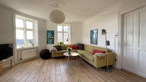 Østerbro - 1 Br - 2 People - Close To Metro: Living Room