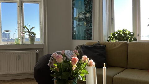 Østerbro - 1 Br - 2 People - Close To Metro: Living Room