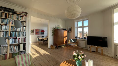 Østerbro - 1 Br - 2 People - Close To Metro: Living Room