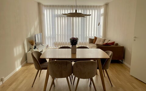 Nørrebro - 2br - 4 People - Close To Metro: Dining Room, Living Room