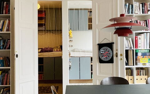 Østerbro - 3br - 6 People - Close To Metro: Bedroom, Dining Room