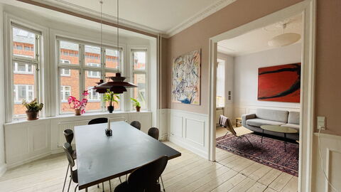 Østerbro - 3br - 6 People - Close To Metro: Dining Room