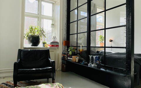 Vesterbro - 2 Br - Cozy - Metro - Tivoli -4 People: Living Room