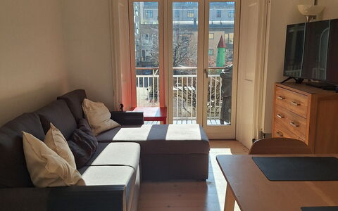 Østerbro - 3 Br - 5 People - Close Metro: Living Room