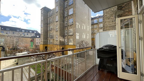 Østerbro - 3 Br - 5 People - Close Metro: Balcony / Terrace / Patio, Outdoor