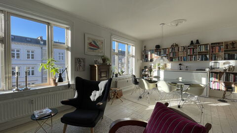 Østerbro - 1 Br - 3 People- Close To Metro: Living Room