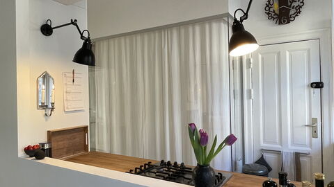 Østerbro - 1 Br - 3 People- Close To Metro: Bathroom, Kitchen