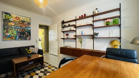 Østerbro - 4 People-1 Br - Close To Metro: Dining Room, Living Room