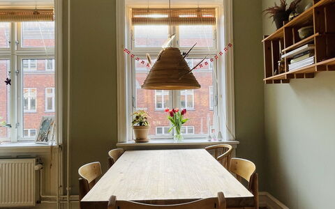 Nørrebro - 2 People - 1 Br - Close To Metro.: Dining Room