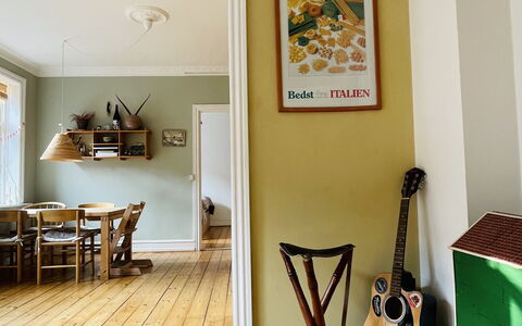 Nørrebro - 2 People - 1 Br - Close To Metro.: Dining Room