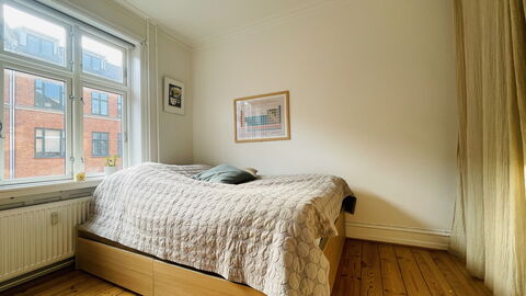 Nørrebro - 2 People - 1 Br - Close To Metro.: Bedroom