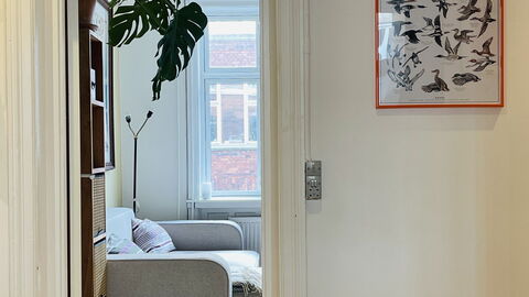 Nørrebro - 2 People - 1 Br - Close To Metro.: Living Room