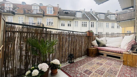 Vesterbro - 2 People - 1 Br - Close To Tivoli: Balcony / Terrace / Patio