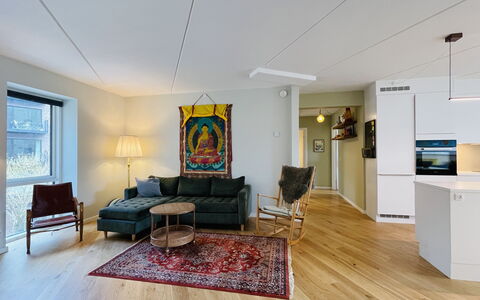 Carlsbergcity - 3br - 4 To 5 People - Family: Kitchen, Living Room