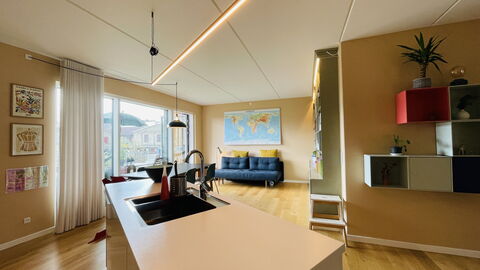 Carlsbergcity - 3br - 4 To 5 People - Family: Kitchen, Living Room