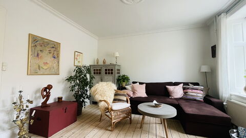 Østerbro - Close To Metro - 3 People: Living Room