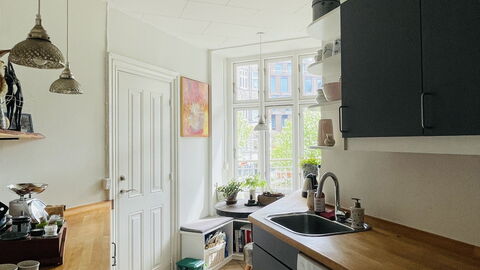 Østerbro - Close To Metro - 3 People: Kitchen
