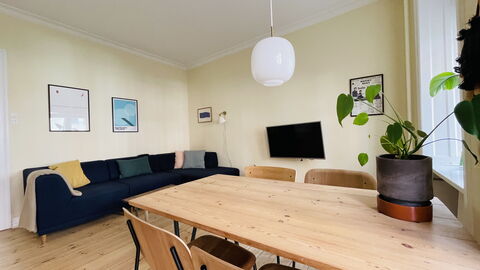 Nørrebro - Small Family - 2 Adults And Baby: Dining Room, Living Room