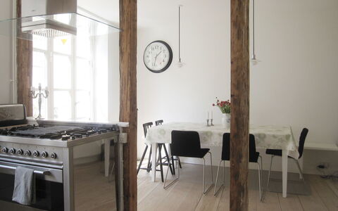 Fiolstræde - Family House On The Pedestrian Street: Dining Room, Kitchen