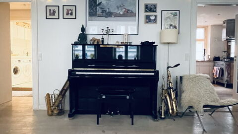 Fiolstræde - Family House On The Pedestrian Street: Living Room