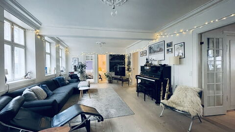 Fiolstræde - Family House On The Pedestrian Street: Living Room