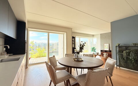 Islands Brygge Waterfront - 6 People - 3 Br - Balc: Dining Room