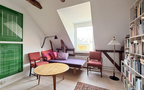 Østerbro - 2 People - 1 Br - 2 Beds - Loft: Living Room