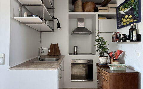 Østerbro - 2 People - 1 Br - 2 Beds - Loft: Kitchen