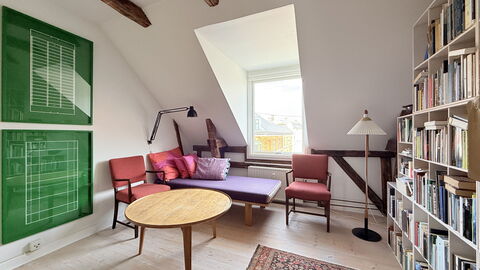 Østerbro - 2 People - 1 Br - 2 Beds - Loft: Living Room