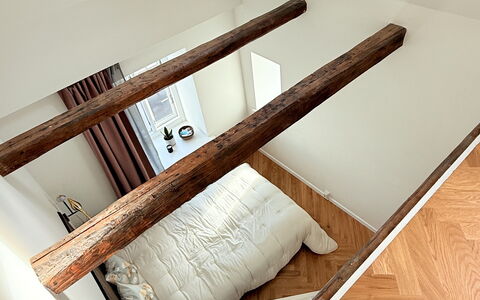 Townhouse - 3 Levels - 2 People - Nørrebro: Bedroom