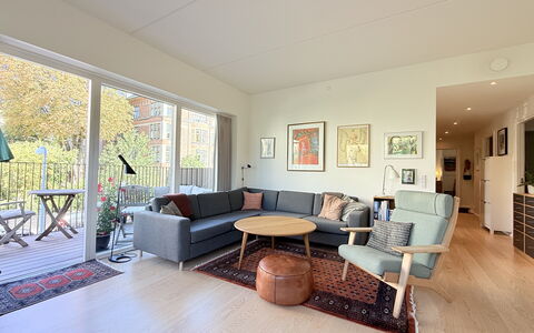 Frederiksberg Carlsberg City-2 Bedrooms: Dining Room, Kitchen, Living Room