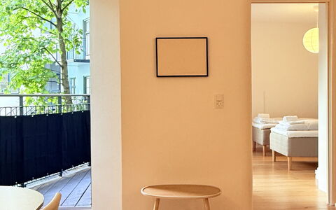 Nyhavn - 4 People - 1 Br - Super Location: Balcony / Terrace / Patio, Bedroom