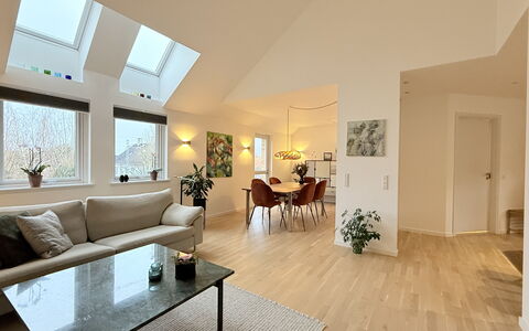 Frederiksberg - Parking - 1 Bedroom - 2 People: Dining Room, Living Room