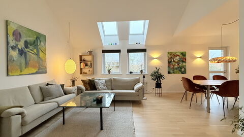 Frederiksberg - Parking - 1 Bedroom - 2 People: Dining Room, Living Room