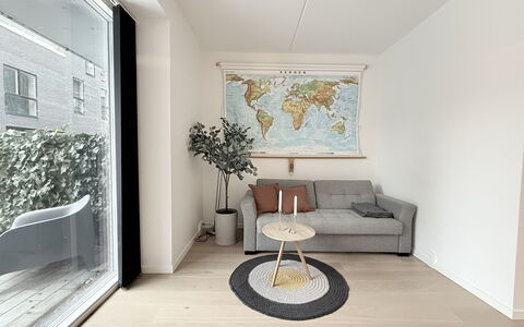 Amager Strand - Metro - 2 Br - 4 People: Living Room
