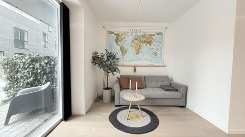 Amager Strand - Metro - 2 Br - 4 People: Living Room