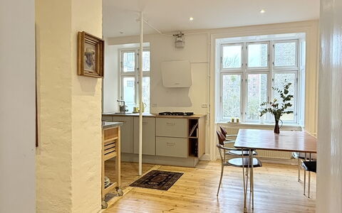 Nørrebro - 2 People - 1 Br - Close to Metro: Dining Room, Kitchen