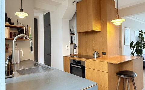 Nørrebro - 4 People - 3 Br - Close to Metro: Kitchen