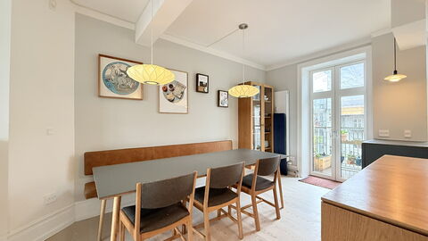 Nørrebro - 4 People - 3 Br - Close to Metro: Dining Room