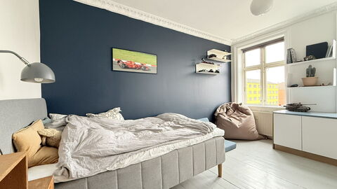 Nørrebro - 4 People - 3 Br - Close to Metro: Bedroom