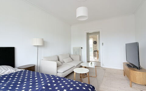 Nørrebro - Studio - 2 People - 2 Balcony: Bedroom, Living Room