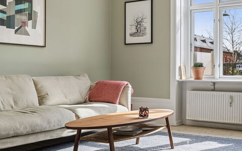 Nørrebro - 2 Br - 4 People - Metro: Living Room