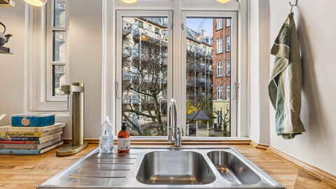 Nørrebro - 2 Br - 4 People - Metro: Kitchen