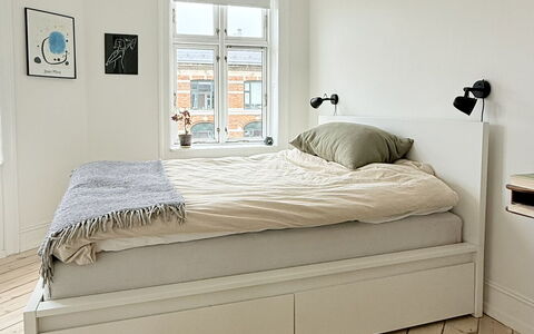 Østerbro - 2 People - 1 Br - Loft: Bedroom