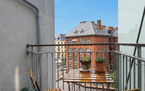 Østerbro - 2 People - 1 Br - Loft: Balcony / Terrace / Patio