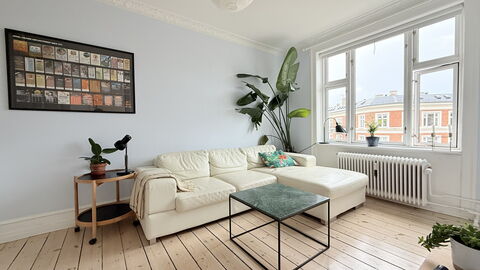 Østerbro - 2 People - 1 Br - Loft: Living Room