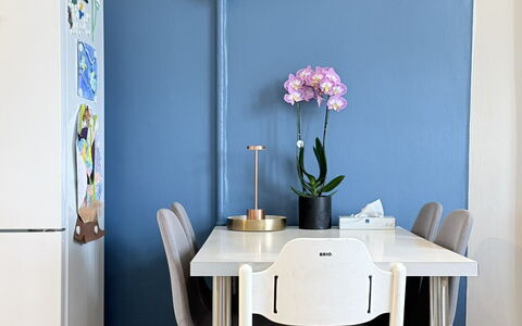 Nørrebro - 1 Br - 3 People - Close Metro: Dining Room, Kitchen, Living Room