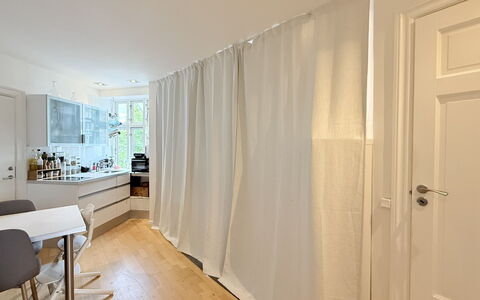 Nørrebro - 1 Br - 3 People - Close Metro: Dining Room, Kitchen, Living Room
