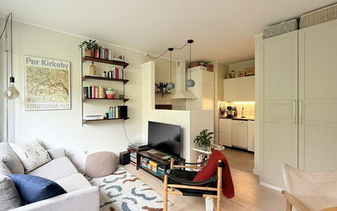 Nørrebro - 2 People - Cozy Apartment: Living Room